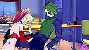 Harley Quinn Hentai Blowjob And Cumshot