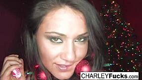 Charley Chase Sucks Christmas Cock on Holiday