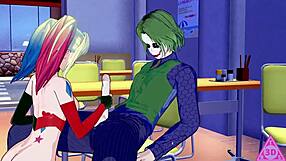 Harley Quinn Hentai Blowjob And Cumshot