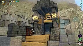 Hornycraft Parody Hentai Game Public Creampie