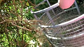 Fuck Buddy Dares Wife Outdoors Over the Gate?