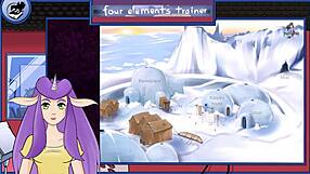 i watch nami give a blowjob in this avatar trainer bonus, it's so hot but i misspell everything like hentai cum facial