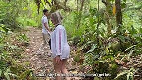 Kali Pertama Dengan Anak Tiri Tepi Sungai. Monique Fuentes Dan Danner Mendez Gila Liar!