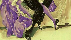 Detailed Vintage Erotic Cartoon Illustration