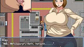 Velinho solitário pega bunda gigante da vizinha gostosa ~ your wifes unfaithful routine ~ jogo hentai ~ parte 3