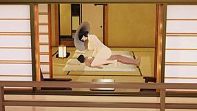 lady dimitrescu hunts in 3d hentai