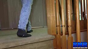 Breedmeraw blindfolded DILF Dale Savage gets bred raw by Sean Knight