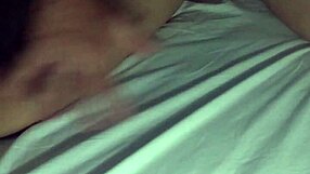 therapist gives relaxing massage to wife at home