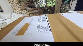 Xsmallsis - Ashley Adams lets her stepbro slam deep into her tight ass for fun.