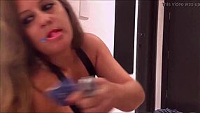 Mrs kellen dominates her submissive slave intensely