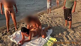 Parti pancutan dekat pantai hotel - nak join orgy fuck free dengan semua?