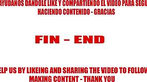 Teen hijastra’s big culo exposed while cleaning in short jeans