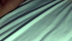 therapist gives relaxing massage to wife at home