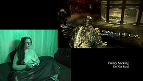 Naked Deadspace Playthrough Part 8 with Brunette BBW