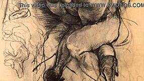 vintage erotic art collection