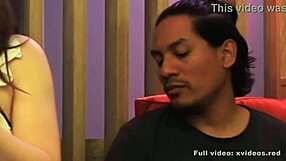 chacha robot stumbles into dirty roleplay at the party, discovering pleasure with curvy ass and dirty talk.