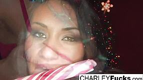 Charley Chase Sucks Christmas Cock on Holiday