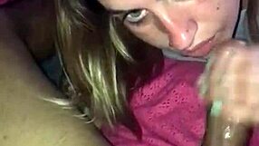 Latina Slut Gives Amazing Blowjob and Swallows It All!