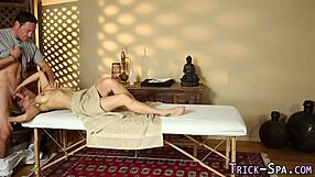 Cummy Babe Massaged Bang With Big Cock