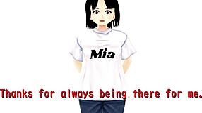 mia perverted nurse plays doctor with anime girl