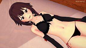 Hot Megumin Wants Sex in Tight Bikini Hentai 3D