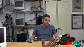 gay celebrity boldly takes director's monster cock.