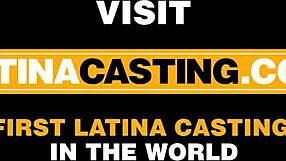Latina Casting with Teen 18+ Redhead Model
