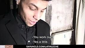 strong boy danny does blowjob for construction work - latin leche