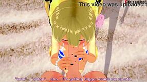 marie rose in bikini on the beach