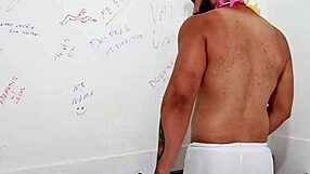 this video is set in the bathroom with gay content