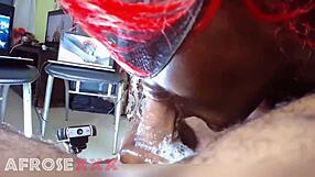 Sloppy Blowjob! Monster Cock Pleasing Him!