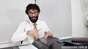 i sucked the interviewer with his big hairy cock 😏