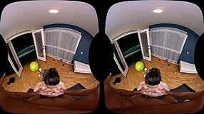 Athletic VR Fuck in Gym with Deepthroat