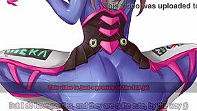 i’m hooked on d va’s edging game, overwatch style, wanna try?