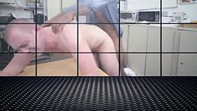 gay celebrity boldly takes director's monster cock.