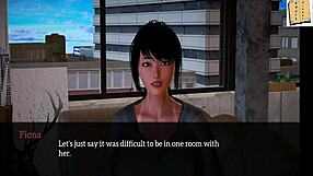 Teen redhead in 3d hentai game explores kinky family sex