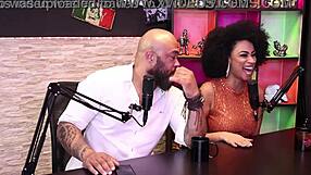 Gorgeous Redhead Gives Oral to Black Top Delicia and Amanda Borges