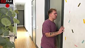 Stepbrother catches selina imai playing for fans