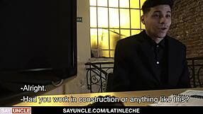 strong boy danny does blowjob for construction work - latin leche