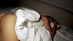 slipped into bed and took that tight milf pussy at midnight.