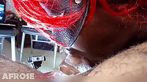 Sloppy Blowjob! Monster Cock Pleasing Him!