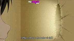 he found a glory hole through his stepsister's wall for wild cartoon threesome