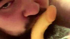 Young Gay Chub Sucks And Rides Dildo Intensely