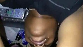 Big Booty Midget Sneaks In for Wild Ebony Action