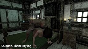 skyrim sexlab adventure in solitude with fucking and blowjobs