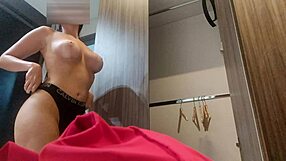 Spy cam catches my hot stepsister in tight leggings