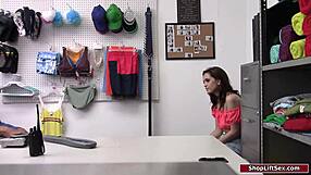 officer teaches thief lesson with rough fucking