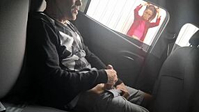 masturbating risky in public street for student who liked my dick