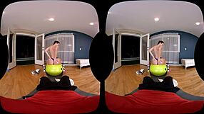 Athletic VR Fuck in Gym with Deepthroat