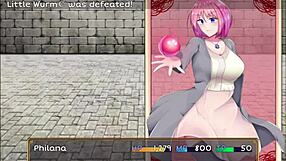 big tits witch meets suspicious men in castle